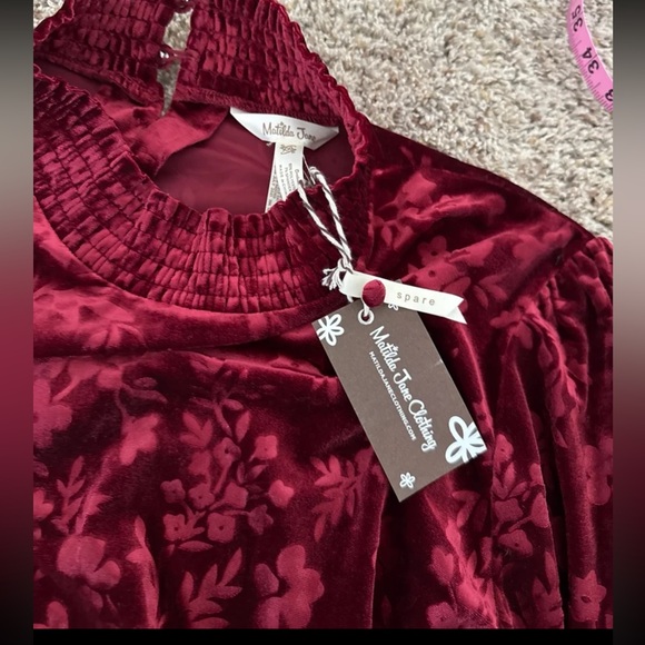 NWT Matilda Jane Just Imagine Melanie Womens Velour Holiday Dress 
Size XXL - Picture 9 of 12